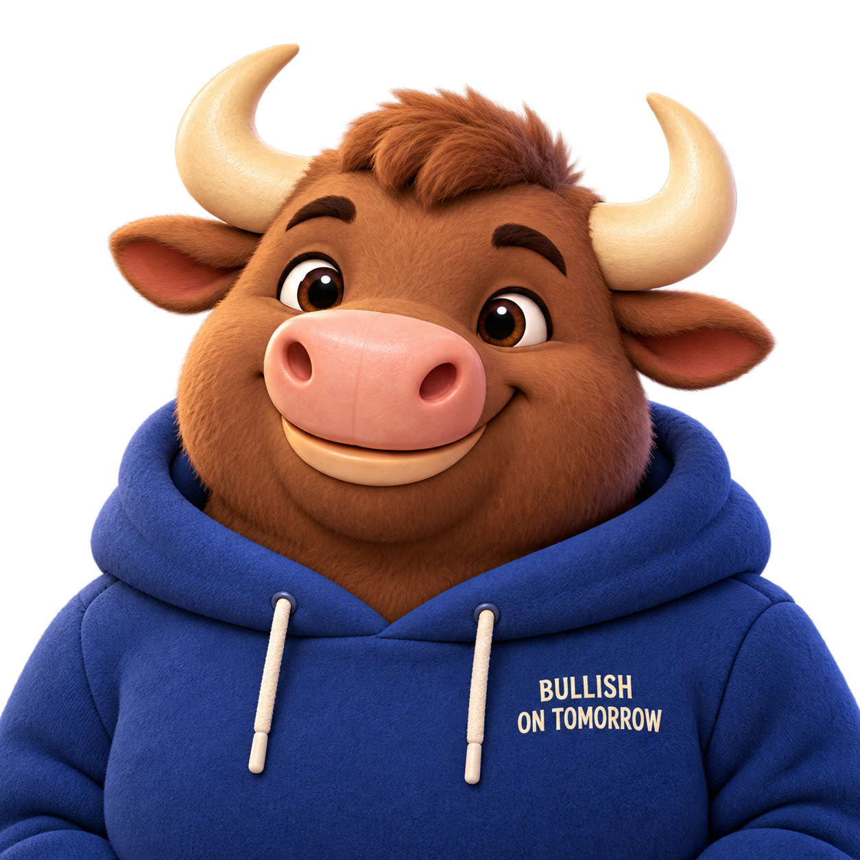 Bella the Bull, matching the plush character in the TickerZoo hero